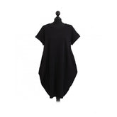 Plain Italian Slouchy Dress - Fleur